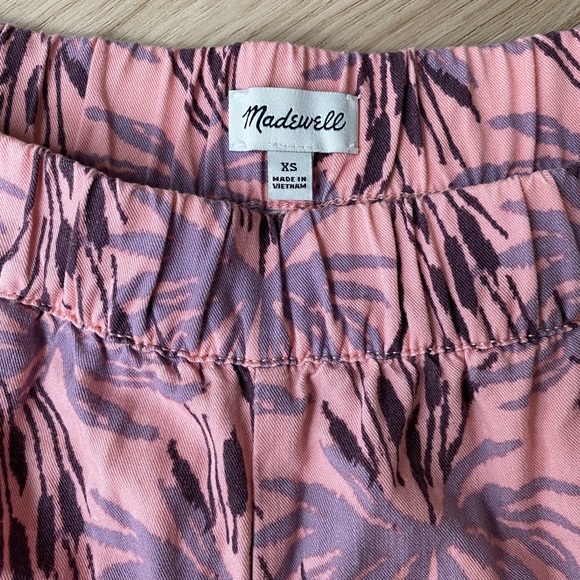 ❤️ Madewell Pull-On Shorts in Oasis Palms Print - XS - Picture 2 of 5